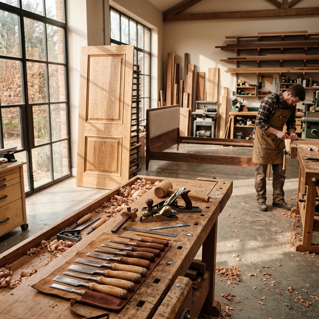 Royal Carpenter custom furniture workshop in Delhi NCR